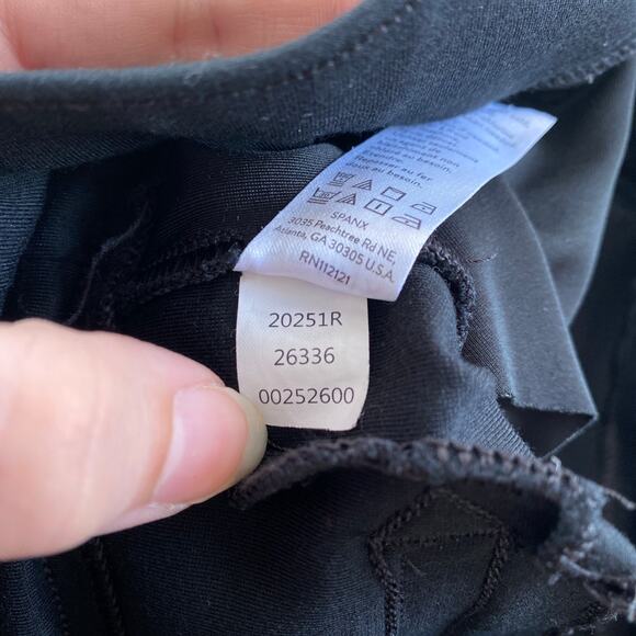 SPANX Backseam Skinny Pant Ponte Knit Classic Black Size Small Office Workwear - Picture 9 of 10